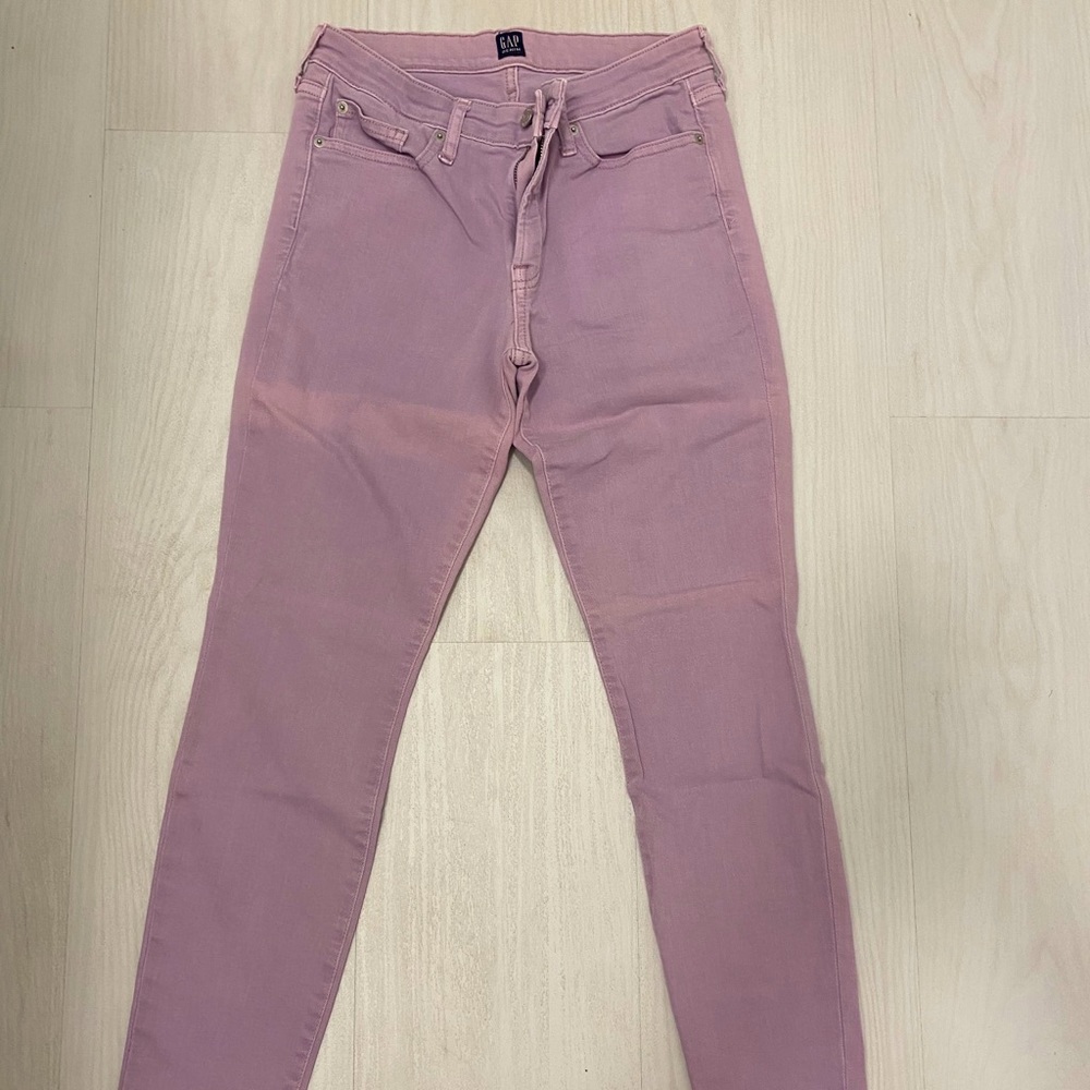 Lavender High Waisted Jeans